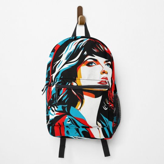 Taylor Red and Blue Backpack, Back to School Backpacks