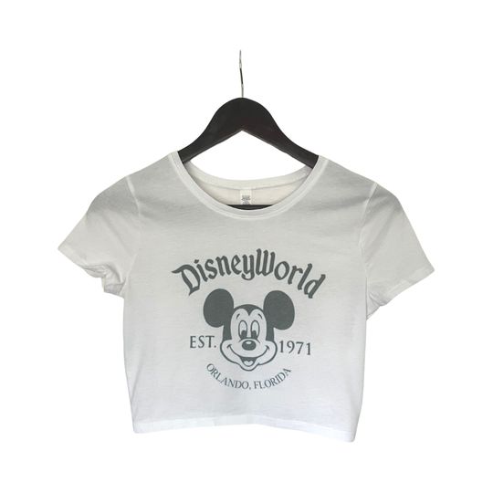Baby Mickey Crop Top, Mickey Mouse Crop Top