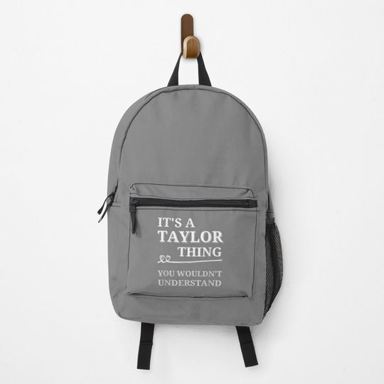 Taylor thiing family Backpack, Back to School Backpack