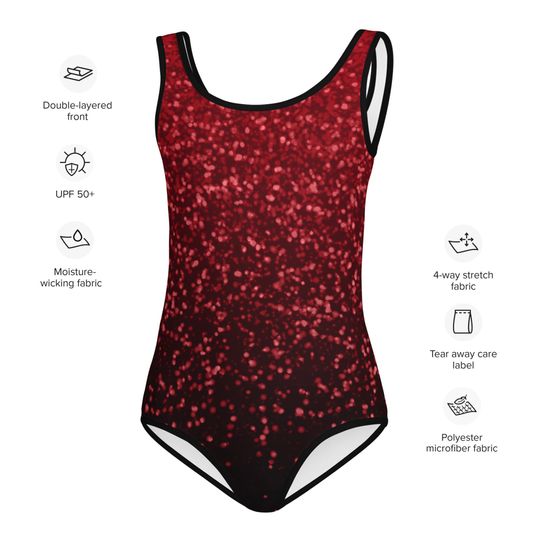Girls Child Bodysuit Eras Tour Costume Swifty RED Outfit Taylor