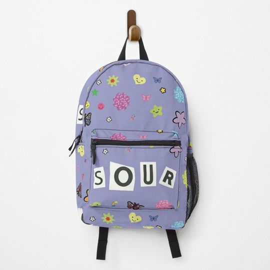 Sour Title + Stickers Poster Backpack