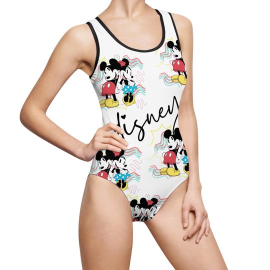 Disney One-Piece Swimsuit, mickey and minnie swimwear, Family trip