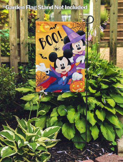 Disney Garden Flag, Disney Mickey Minnie Boo! Garden Flag