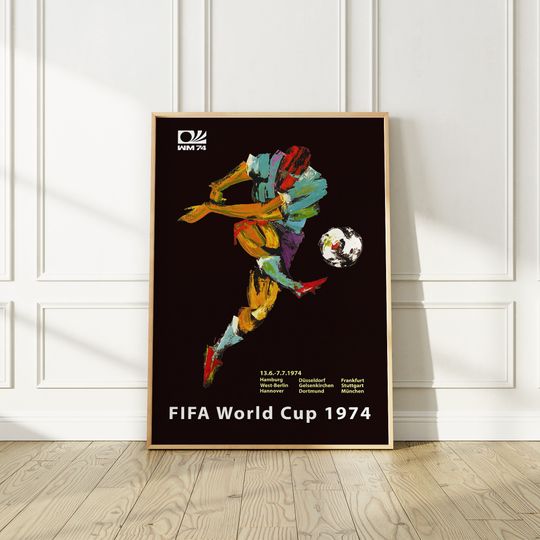 World Cup 1974 Poster, Deutschland 74
