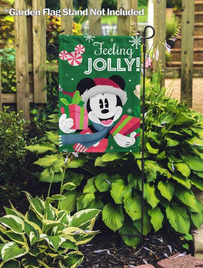 Disney Feeling Jolly Mickey Mouse Garden Flag