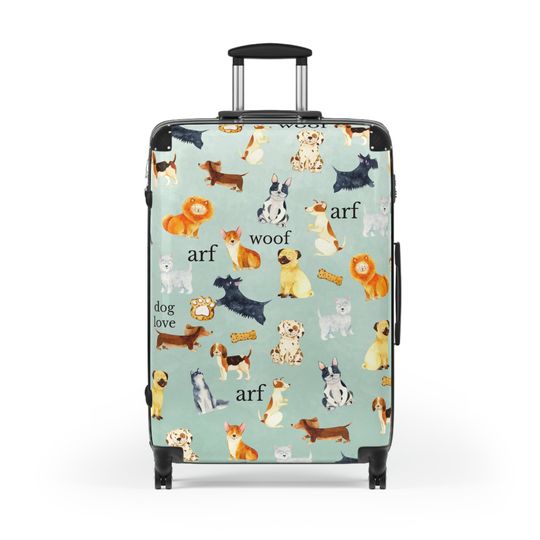 Dog Suitcases, Dog Travel Lover Gift, Graduation Gift