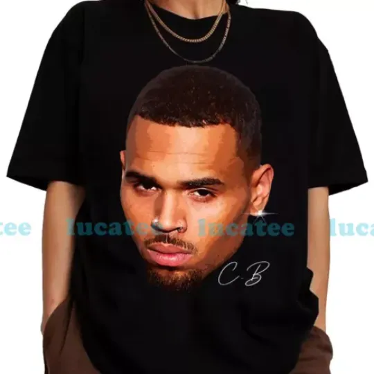 Chris Brown Tour 2024 Black  T-Shirt