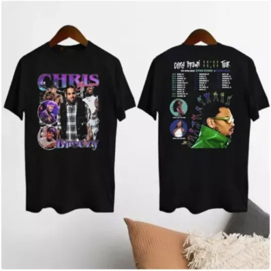 Chris Brown Graphic Shirt, 1111 Tour 2024 Shirt