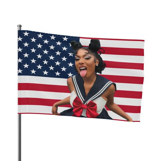 Megan Thee Stallion - American Flag - Funny Meme