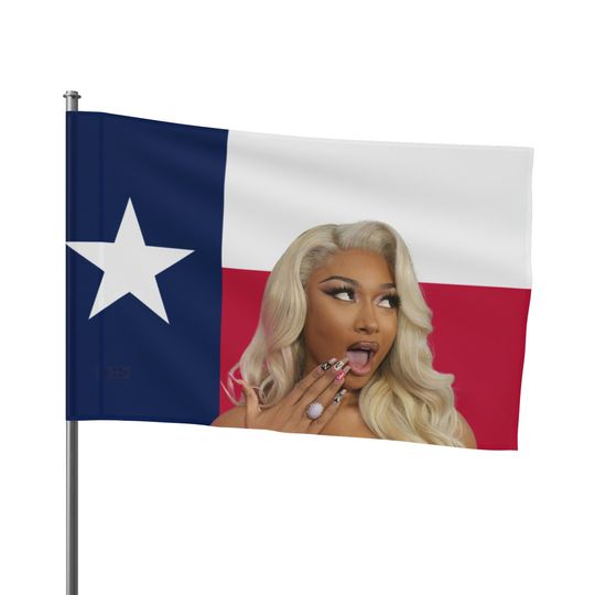 Megan Thee Stallion - Texas Flag - Funny Meme