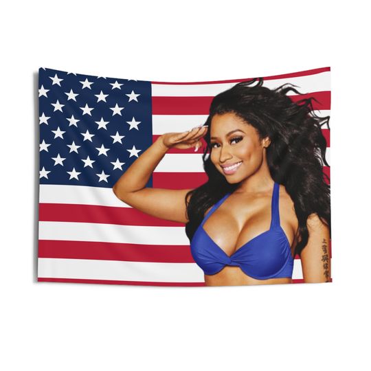 Nicki Minaj - American Flag Salute - Funny Meme