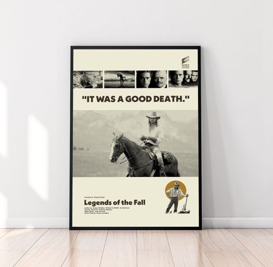 Legends Of The Fall Poster, Legends Of The Fall Print, Edward Zwick, Minimalist Art, Midcentury Art, Movie Poster, Retro Poster, Wall Decor