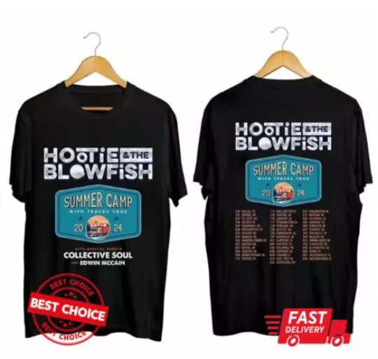 Hootie And The Blowfish - Summer Camp with Trucks Tour 2024 Shirt