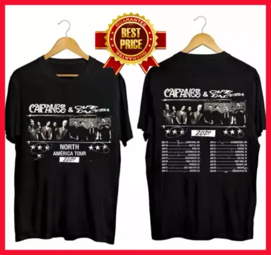 Caifanes and Cafe Tacvba North America Tour 2024 T-Shirt