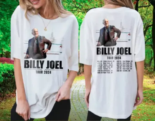 Billy Joel World Tour Music 2024 T-Shirt