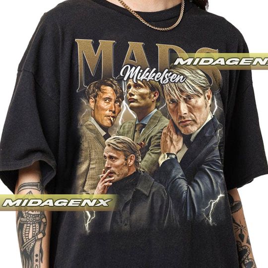 Limited Mads Mikkelsen Vintage T-Shirt, Gift For Women and Man Unisex T-Shirt