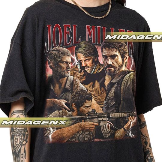 Limited Joel Miller The Last Of Us Vintage T-Shirt, Gift For Women and Man Unisex T-Shirt