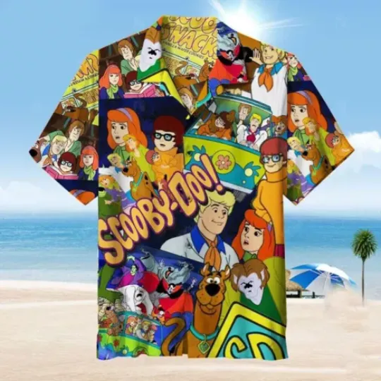 I'm A Big Fan Of Scooby Doo Funny Movie Scooby Doo Snack 3D HAWAII SHIRT