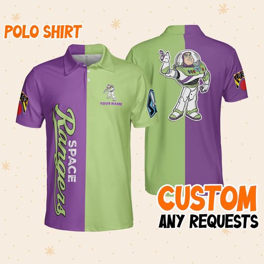 Personalize buzz lightyear Great polo, Mens Golf Polo Shirt, Disney Performance Polo Shirt