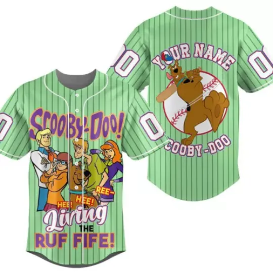 Personalized Scooby Doo Family Living The Ruf Fife Baseball Jersey Shirt