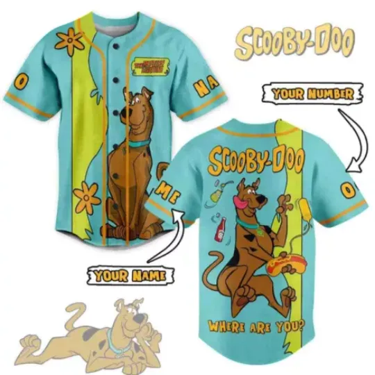 Personalized Scooby Doo Where Are You Christmas Baseball Jersey Shirt
