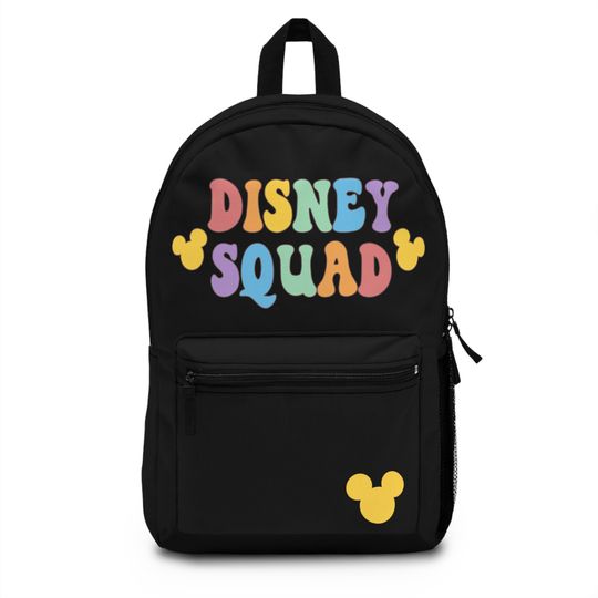 Disney Backpack Disney School Bag Mickey Mouse Bag Disney Park Bag Disney Vacation Bag
