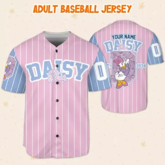 Personalized Daisy Duck Est 1934 Baseball Fans Gift Baseball Jersey Shirt