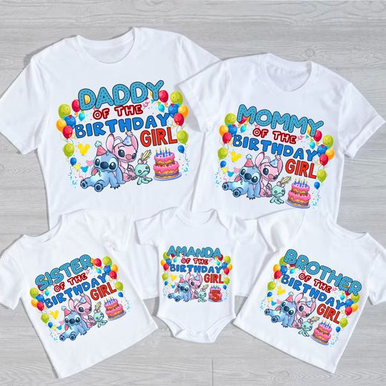 Personalized Birthday Girl  Happy Birthday shirts Family Vacation 2023 shirts