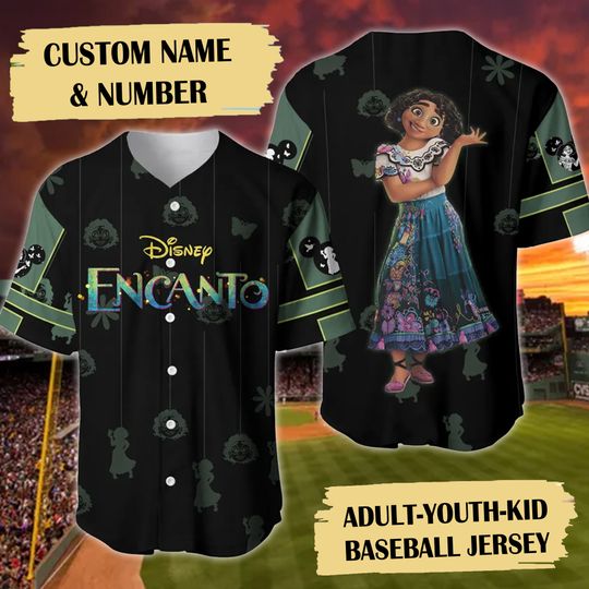 Magical Land Movie Baseball Jersey, Unique Family Power Movie Baseball Jersey