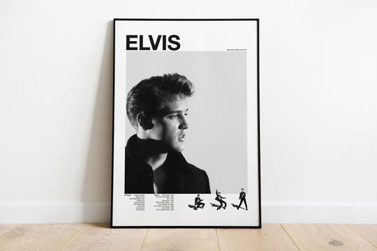 Elvis Presley Poster, 18x24 Rock and Roll living room