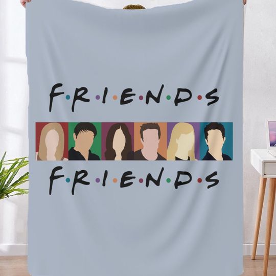 Friends Tv Show Blanket, Friends Movie Merchandise Blanket, Friends Gift Blanket Movie Characters
