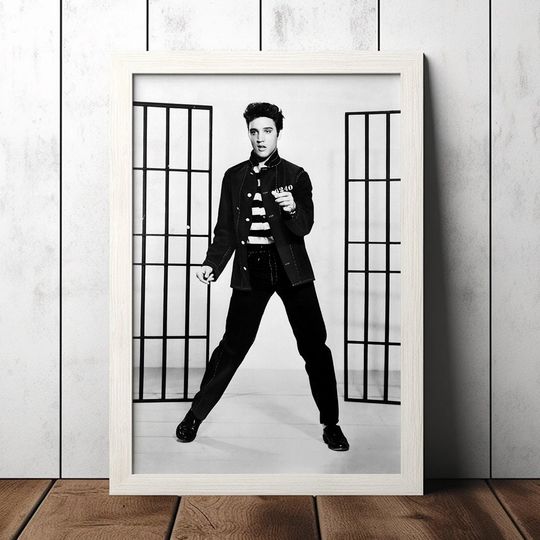 Elvis Presley Jailhouse Rock Vintage Poster