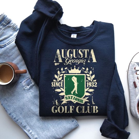 Vintage Augusta Georgia National Golf Club Sweatshirt, Vintage Augusta Golf Shirt, Augusta Georgia Hoodie,