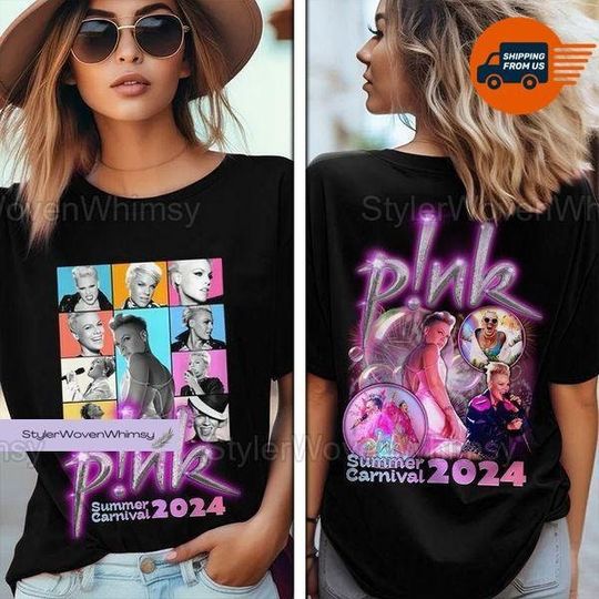 P!nk Pink Summer Carnival 2024 Shirt, Pink Tour Shirt, Pink Trustfall Album Tshirt, Pink Concert 2024 Tee