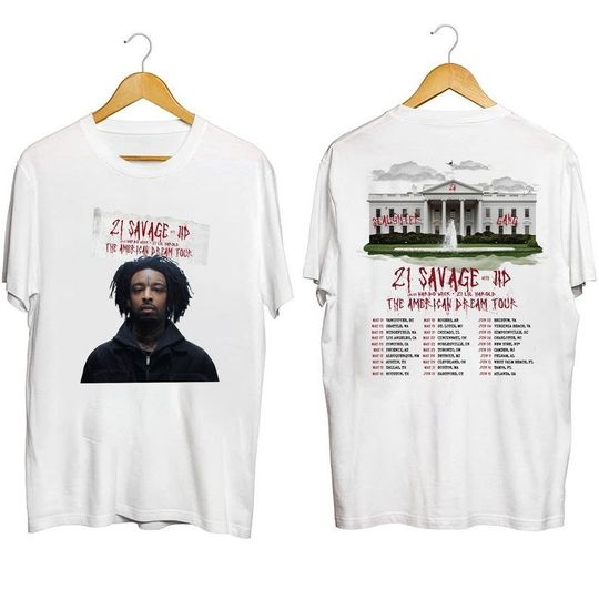 21 Savage Tour 2024 Shirt, The American Dream Tour 2024 Shirt