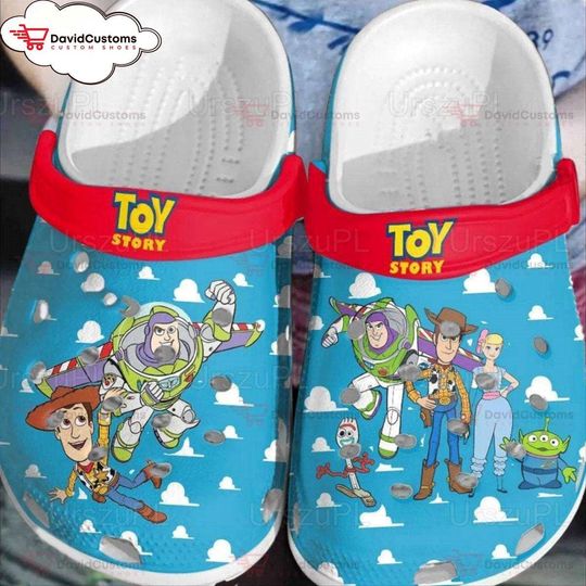 Buzz Lightyear Toy Story Comfy Unisex Clogs Classic Disney Sandal Look ,Custom Clogs, Personalized Clogs