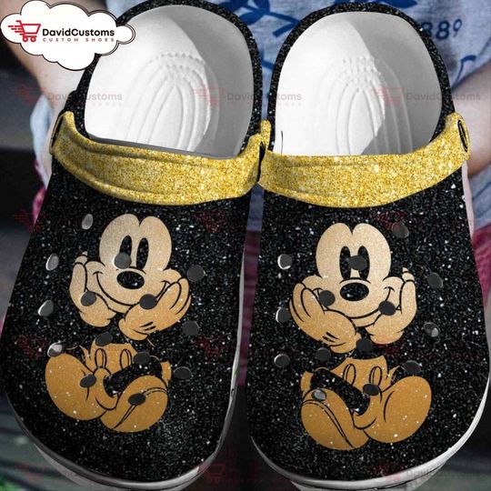 Cartoon Charm Mickey Mouse  Classic Clogs , Personalized Clogs
