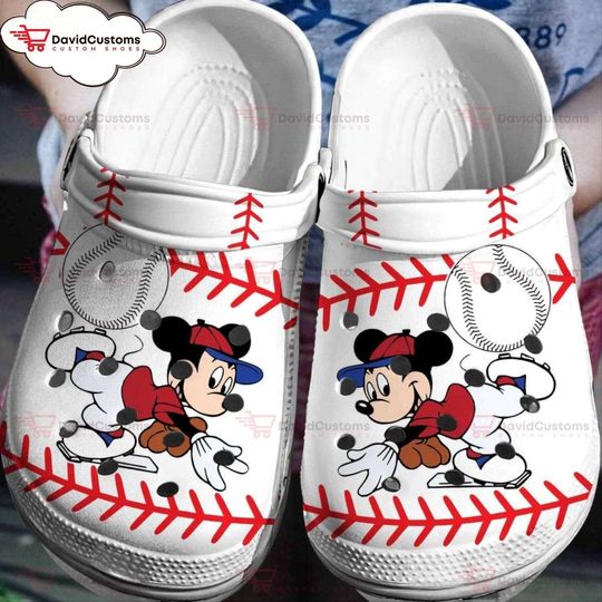Celebrate Mickey's Legacy with Iconic 3D Clog Shoes - Perfect for Disney Lovers  ,Custom Clogs, Personalized Clogs
