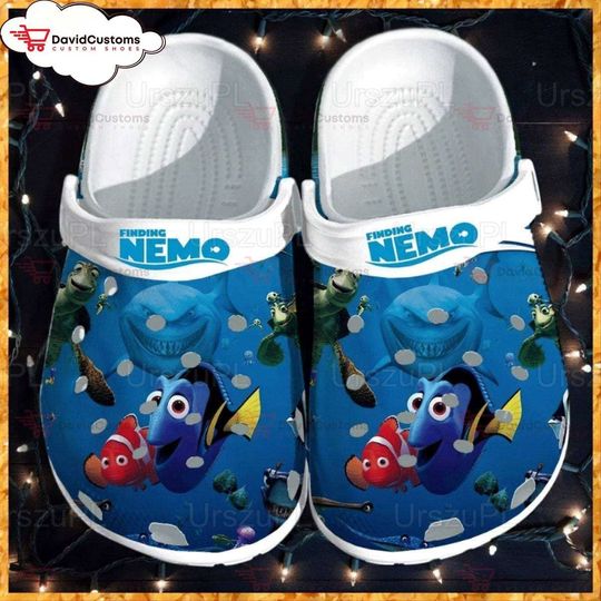 Charming Finding Nemo Unisex Cute Clogs Perfect Summer Beach Shoes,Custom Clogs, Personalized Clogs