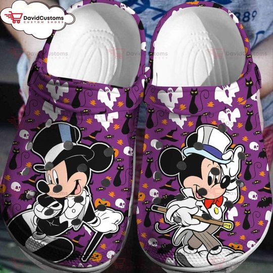 Classic Mouse Mickey Mouse 3D Clog Shoes, Personalized Clogs