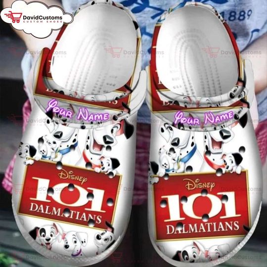 Customizable 101 Dalmatians Poster 1 Classic Clogs for All, Personalized Clogs