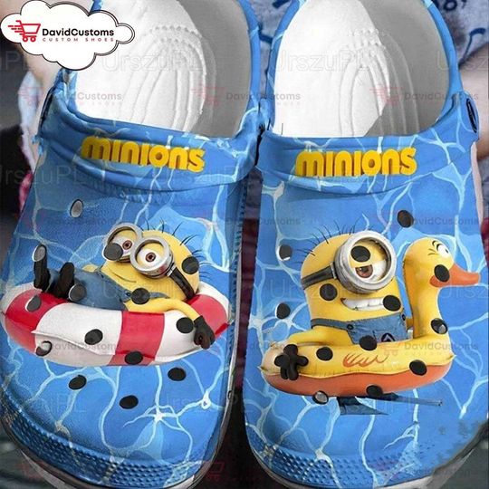 Cute Unisex Minions Clogs Inspired by Disney Perfect Sandal Gift, Personalized Clogs