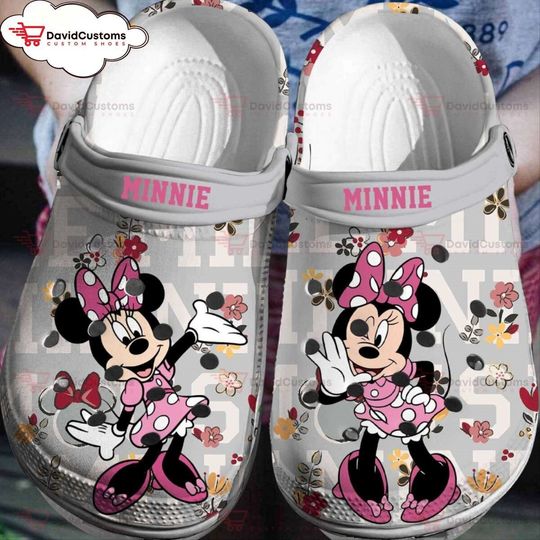 Disney Chic Show Your Love for Minnie Mouse with 3D Clog Shoes, Personalized Clogs