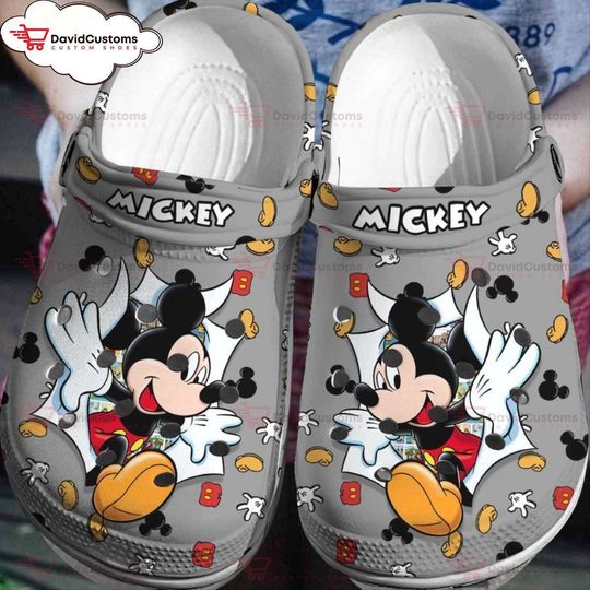 Disney Dream Mickey Mouse 3D Clog Shoes, Personalized Clogs