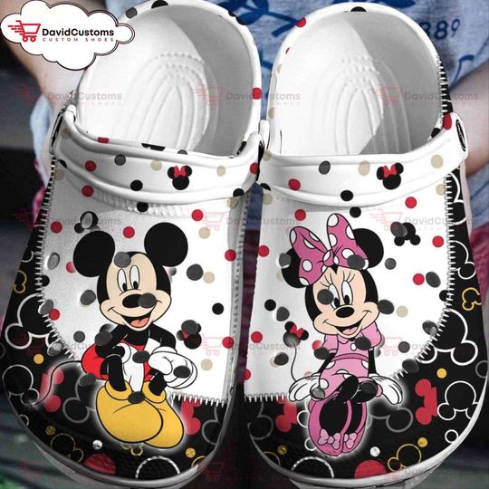 Disney Dreamers Mickey Minnie  3D Clog Shoes - Wear Your Disney Love, Personalized Clogs