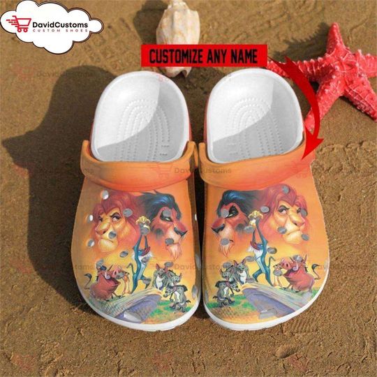 Disney Lion King  Clog Shoes, Personalized Clogs