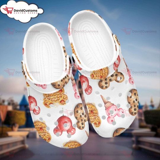 Disney Snacks Treats World Disneyland Shoes  Lover Sandals Design, Personalized Clogs