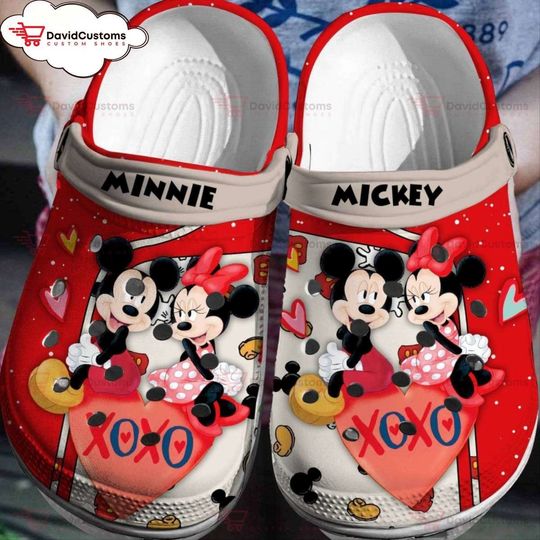 Disney Fashion Statement Mickey's Personalized 3D Clog Shoes for Trendsetters, Personalized Clogs
