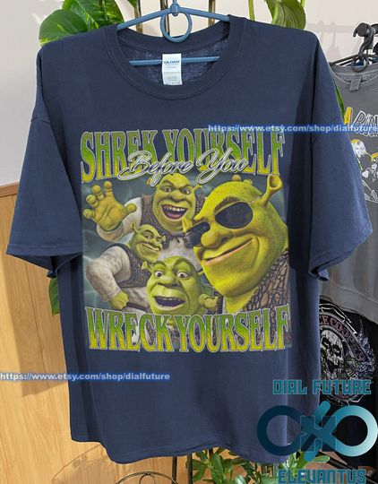 Shrek Funny Shirt Shrek Yourself Before You Wreck Yourself Shrek Shirt