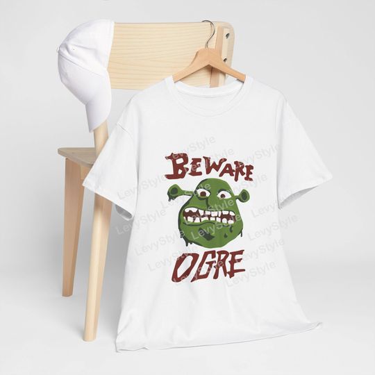 Beware Ogre Shrek T-shirt